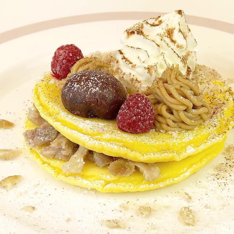 イタリア栗とマスカルポーネ(パンケーキ cafe VAVA 日本橋)