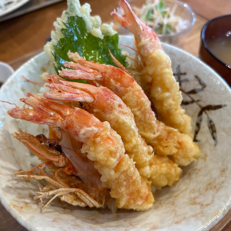 大物海老天丼(球屋 )