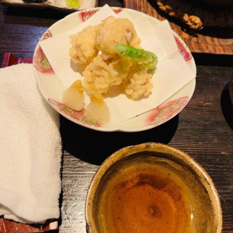 白子の天麩羅(たこの壺 )