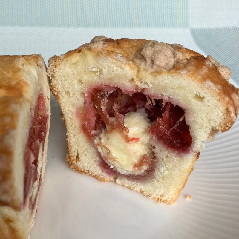 ルバーブとホワイトチョコのマフィン(455 Bake Shop)