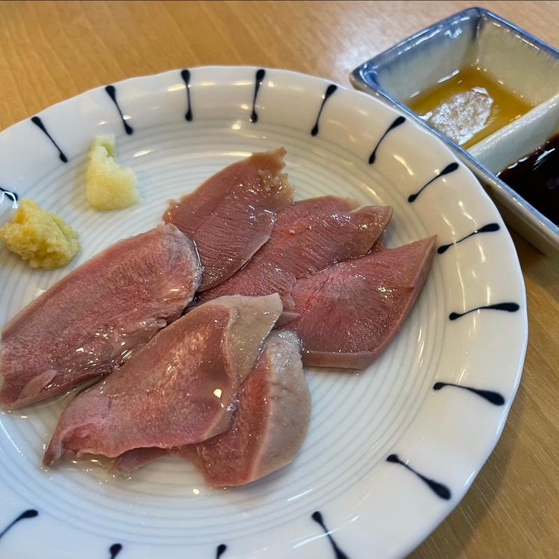 タン刺し(大衆酒場 ホームベース ぴおシティ桜木町店)