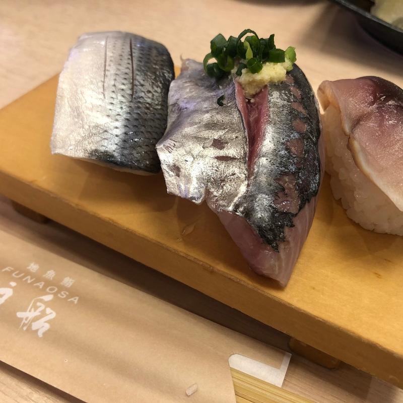 光り物3種(地魚鮨 船主総本店)