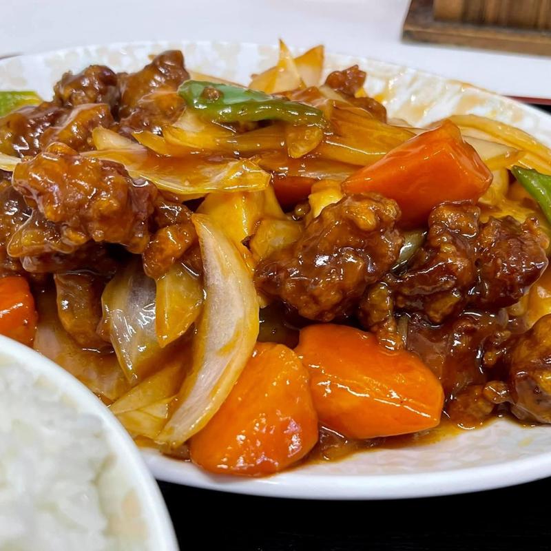 酢豚定食(悠楽)