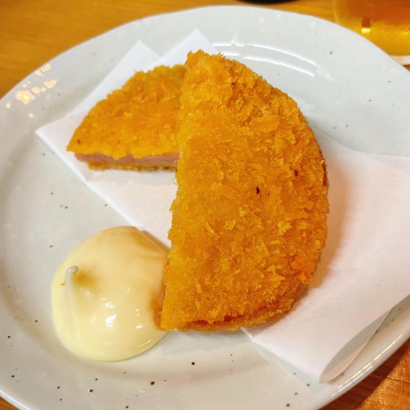 ハムカツ(酒処 大吉 道頓堀店)