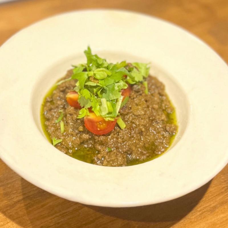 ビーフキーマぶどう山椒(西荻タンドール 5Lab)