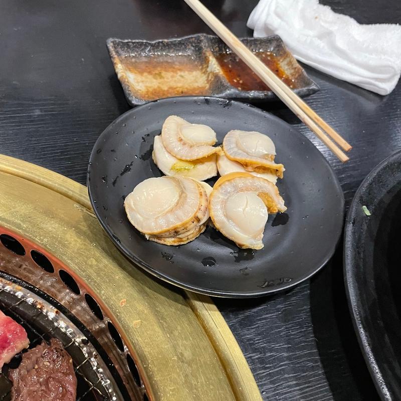 ホタテ(焼肉、しゃぶしゃぶのSarao)