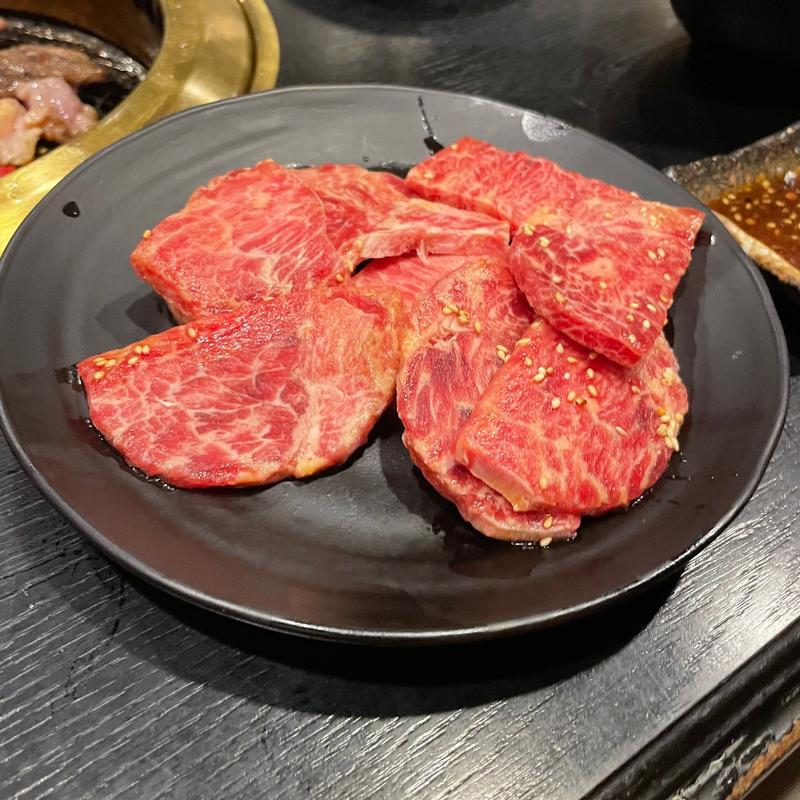うす切りカルビ(焼肉、しゃぶしゃぶのSarao)