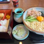 冷やしたぬきそば定食
