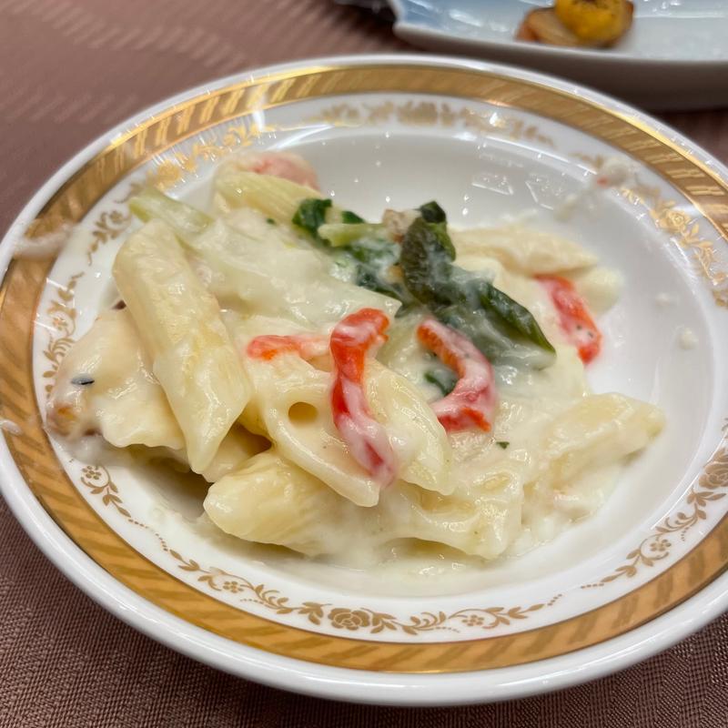 小海老と浜松産小松菜のチーズグラタン（出世城会席）(ホテルコンコルド浜松 )