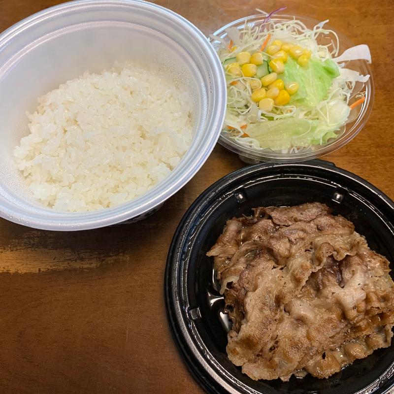 牛焼肉定食(松屋 国立店（マイカリー食堂併設）)