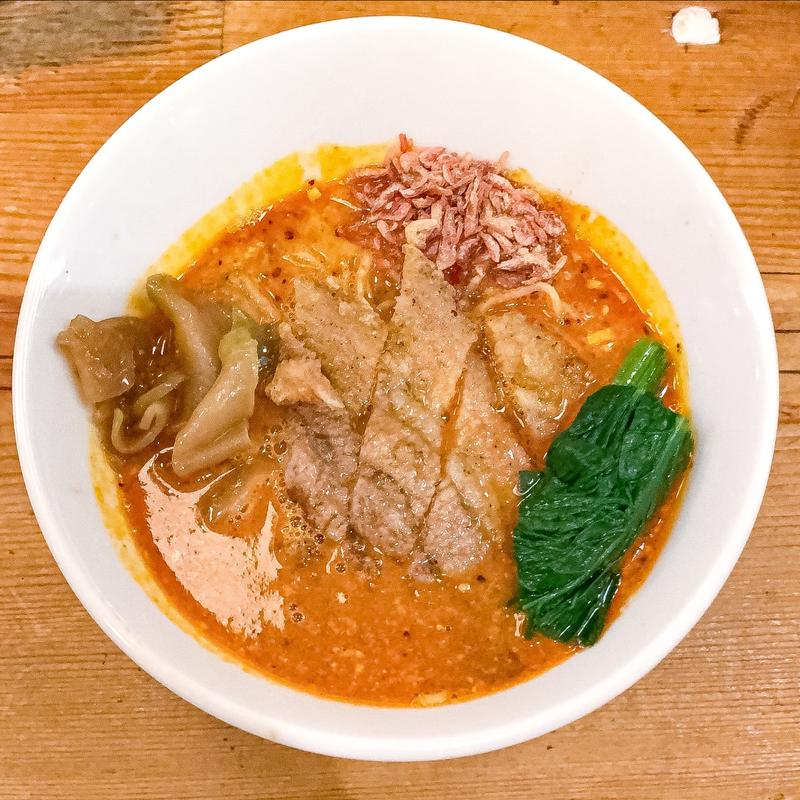 排骨坦々麺(担々麺　ほおずき )