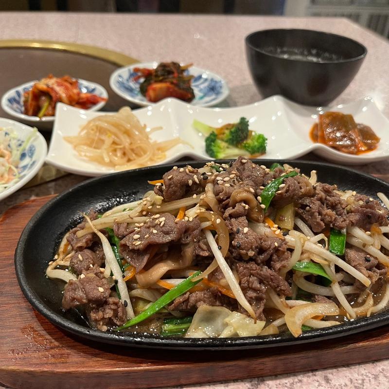 牛プルコギ定食(カンナム 中村橋店)