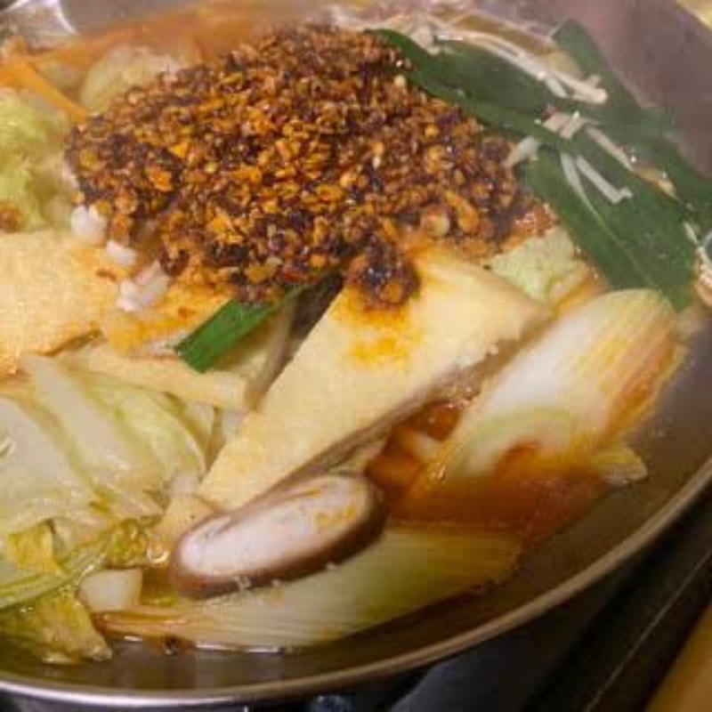 ラー油ちゃんこ(ちゃんこ晴海)