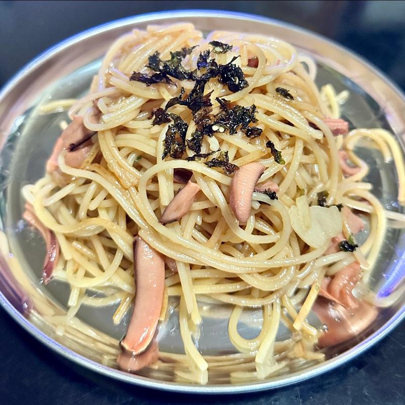 塩辛パスタ(オリンピック 墨田文花店)