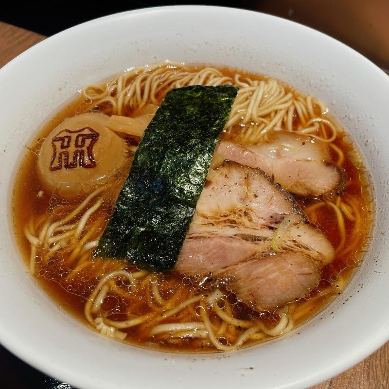 味玉入り中華そば 大盛り(カドヤ食堂（中華そば）阪神梅田店)