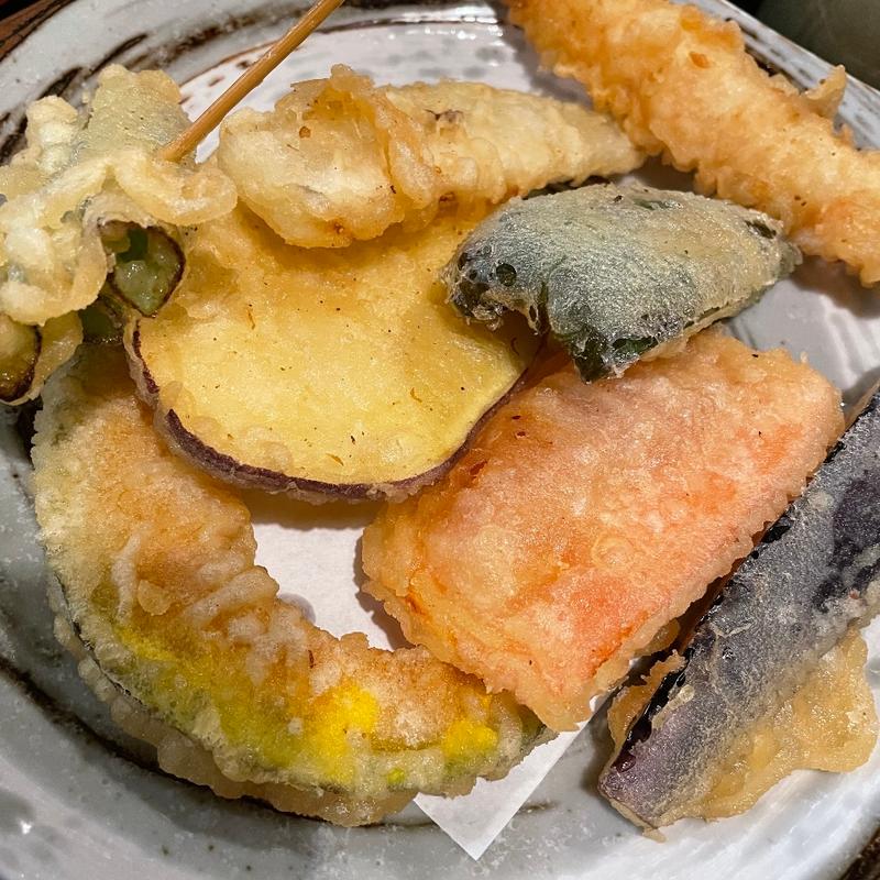 天ぷらそば(花がき )