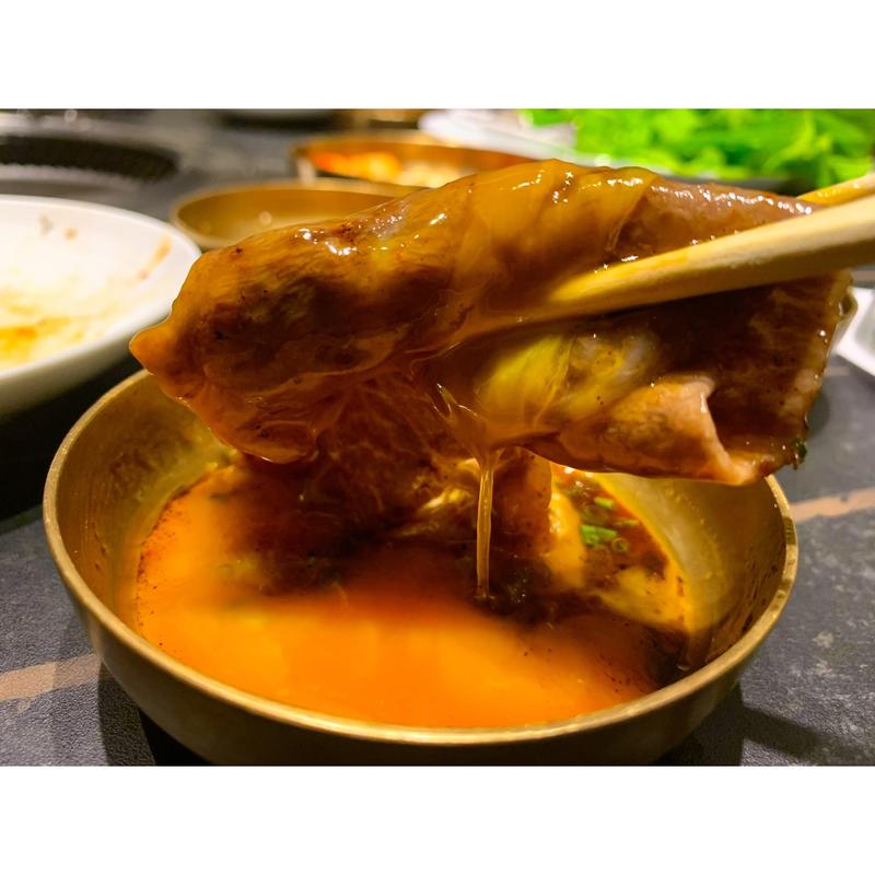 徳島県産すだち牛の焼しゃぶ(焼肉bue)