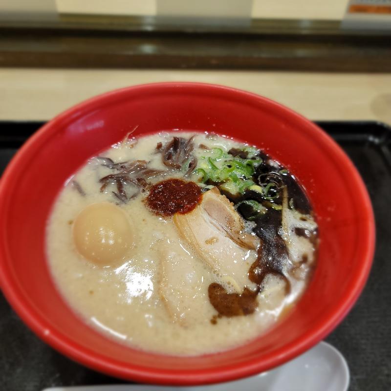 赤丸とんこつ(イップウドウ ラーメンエクスプレス 静岡SA店 （IPPUDO RAMEN EXPRESS）)