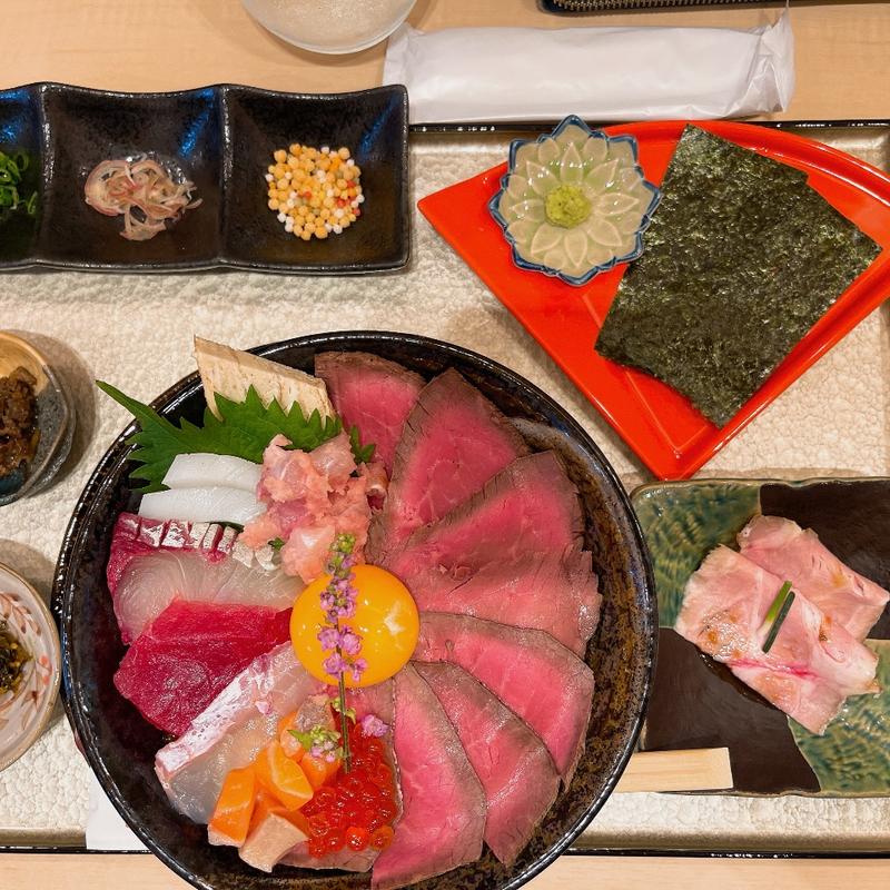 特選ヤマト丼御膳(肉と魚の隠れ家YAMATO 姫路城前店)