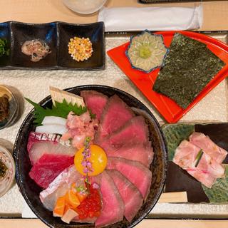 特選ヤマト丼御膳(肉と魚の隠れ家YAMATO 姫路城前店)