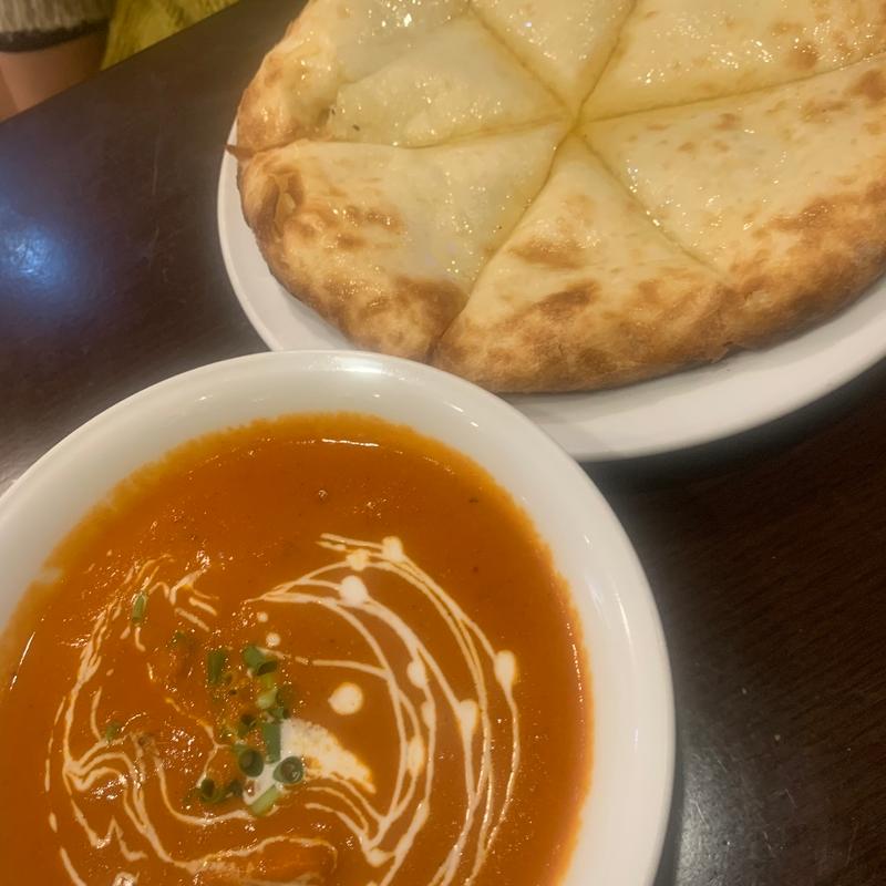 チーズナンセット(インドネパールレストラン クーシ)