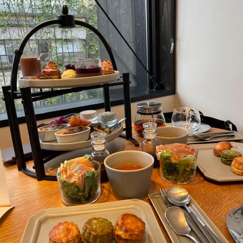 アフタヌーンティーセット(CHAVATY kyoto arashiyama)