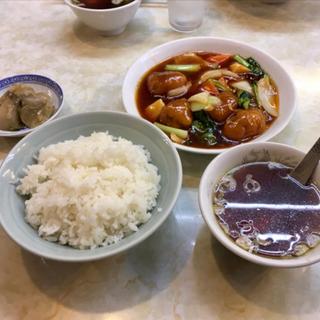 イベリコ酢豚定食(水新菜館 （ミズシンサイカン）)
