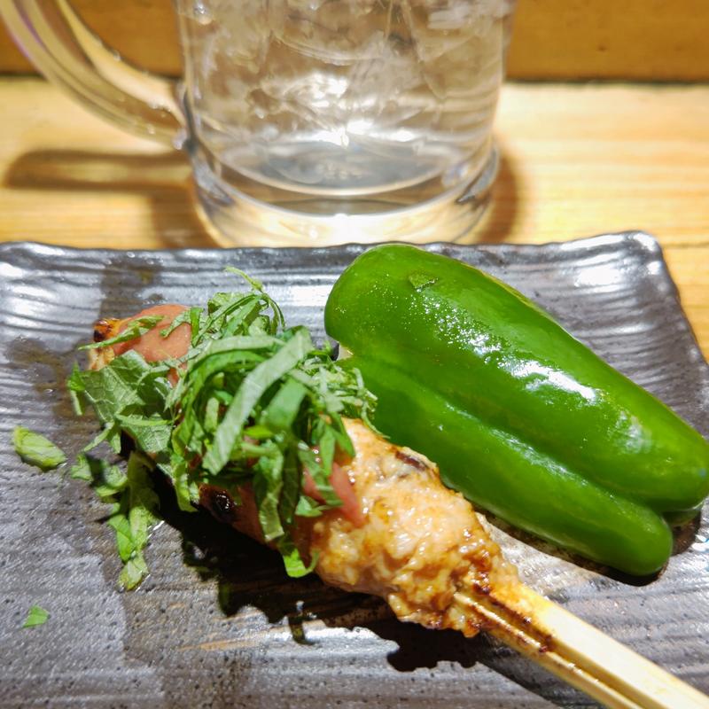 梅しそつくね(博多小皿 煙巻)