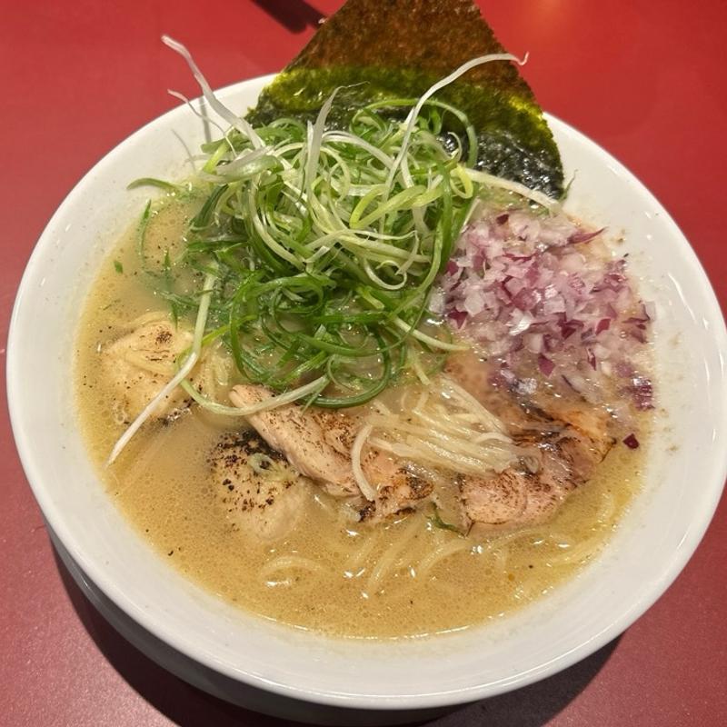 鶏白湯　炙り鶏そば(丸源ラーメン 三河安城店)