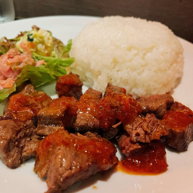 ビーフステーキセット(モスクワ プリュス シェミ OSAKA)