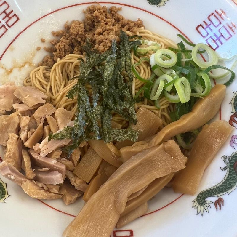 金龍油そば（汁なし）(博多金龍)