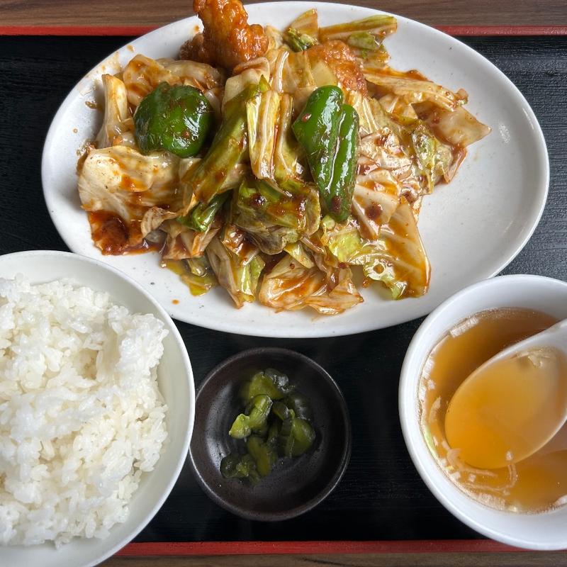 回鍋肉定食(中華食堂 南東風)