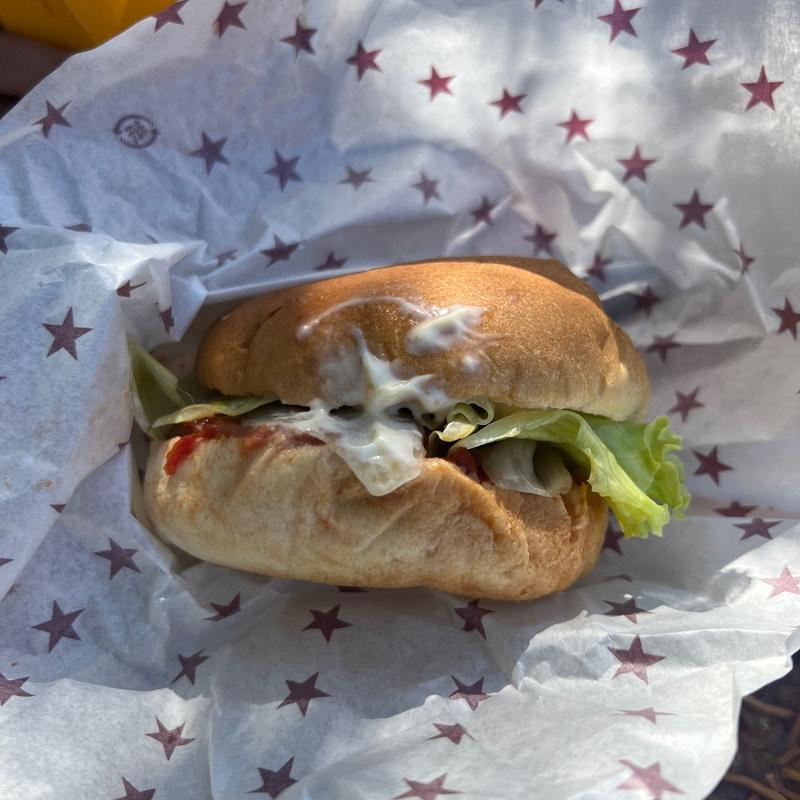 ハンバーガー(Auto Mirai 華蔵寺遊園地)
