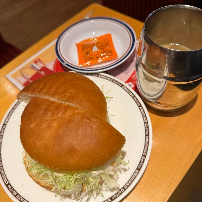 フィッシュフライバーガー(コメダ珈琲店 川口芝店)