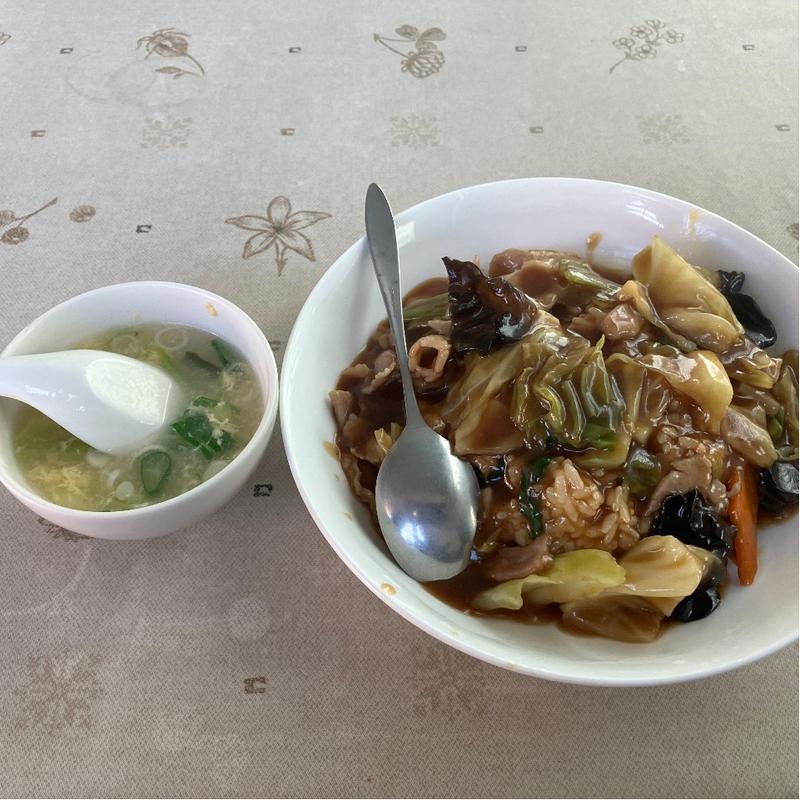 豚肉野菜あんかけ飯(錦記飯店 （キンキハンテン）)