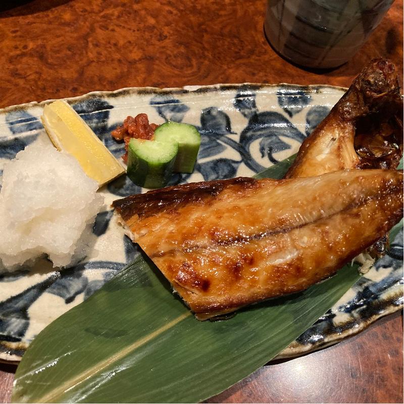 さば一夜干し(居酒屋　たけ政)