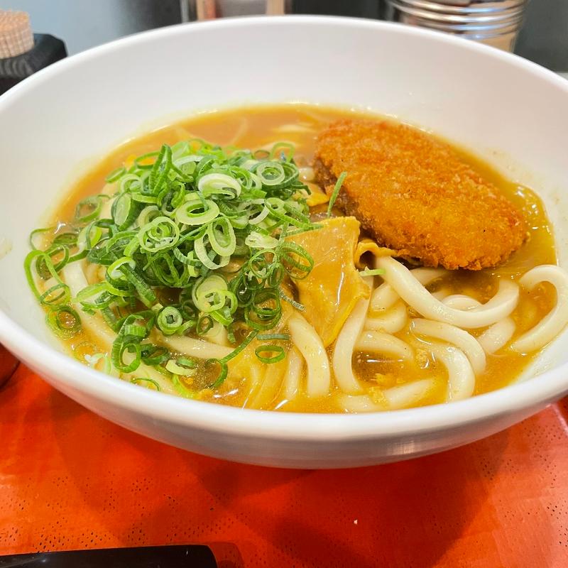 コロッケカレーうどん(麺家 新大阪駅上り)