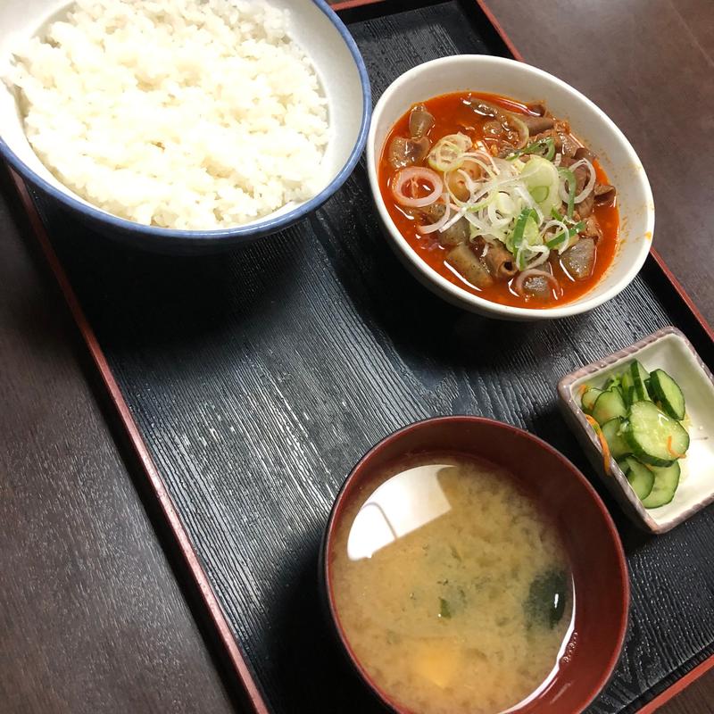 もつ煮込み定食(せき食堂 )