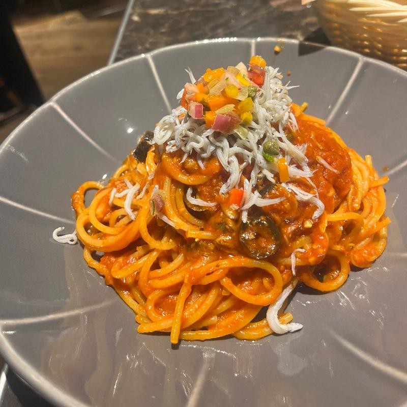 パスタコース（しらす）(ターナ ラ テラッツァ （Tana La Terrazza）)