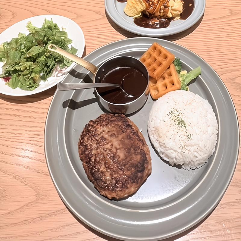 デミグラスハンバーグ(からふね屋CAFE ビエラ高槻店)