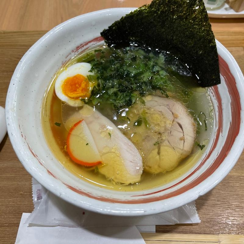 鳥そば塩(麺屋鳥しげ 名古屋パルコ店)