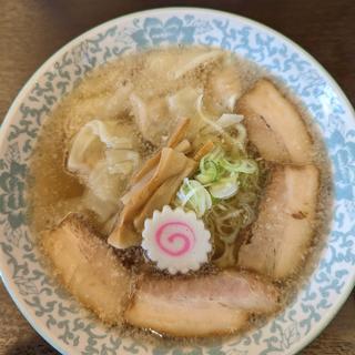 喜多方塩ワンタン麺(喜多方ラーメン大安食堂 鶴岡店)