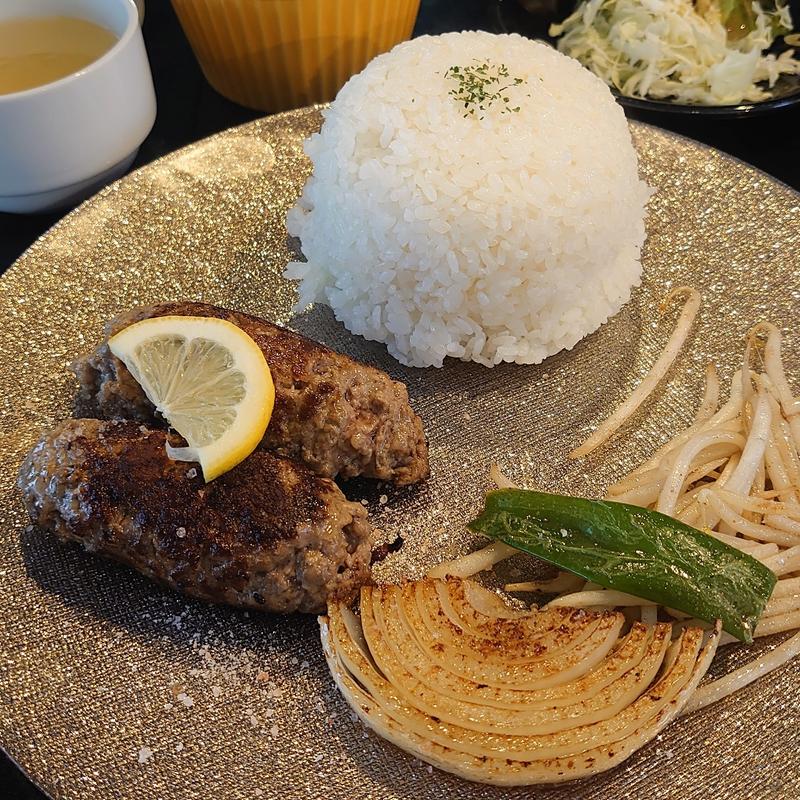 和牛粗挽きハンバーグランチ(和牛粗挽きハンバーグ ぱる 土浦店)