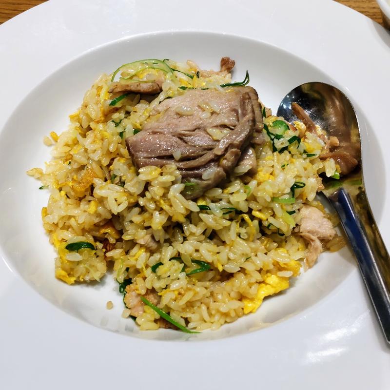 米沢三元豚チャーシューと九条ネギのチャーハン(野田焼売店 頂)