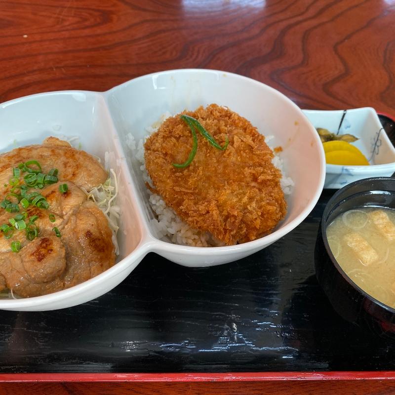 二色丼(満願の湯)