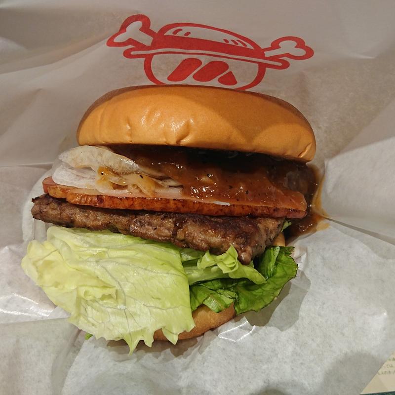 一頭買い 黒毛和牛バーガー シャリアピンソース～トリュフ風味～(モスバーガーモザイクモール港北店１階)