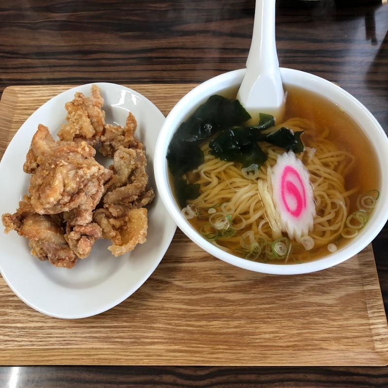 からあげラーメン【唐揚げ別皿】(足利麺 )