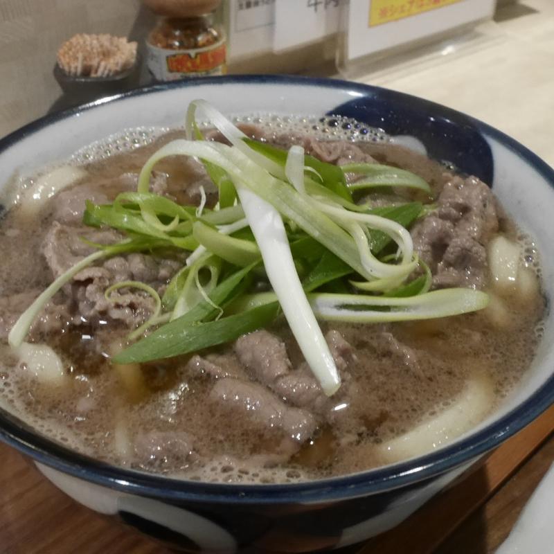 たっぷりお肉の牛肉うどん(ひだりうま )