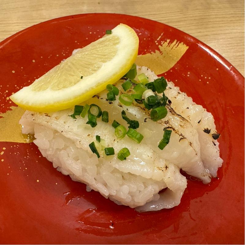 炙りえんがわ(回転寿司 函館漁火)