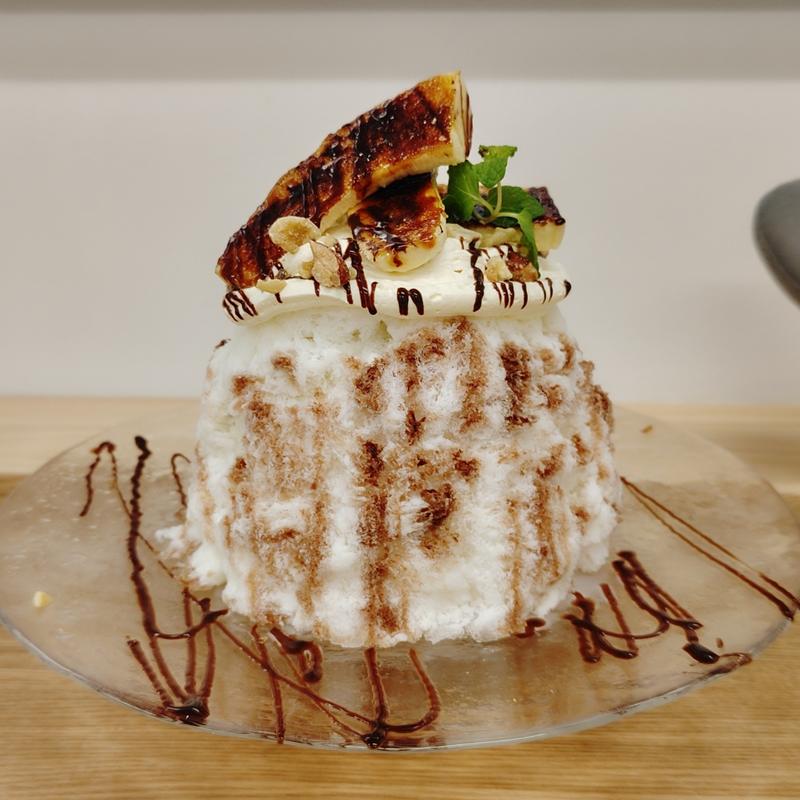 キャラメルバナナポーネ(かき氷専門店 SORA〜空〜)